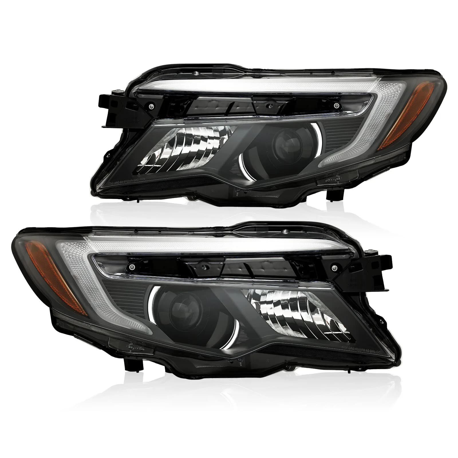 2016–2018 Honda Pilot / 2017–2020 Ridgeline Halogen Headlights, No LED DRL