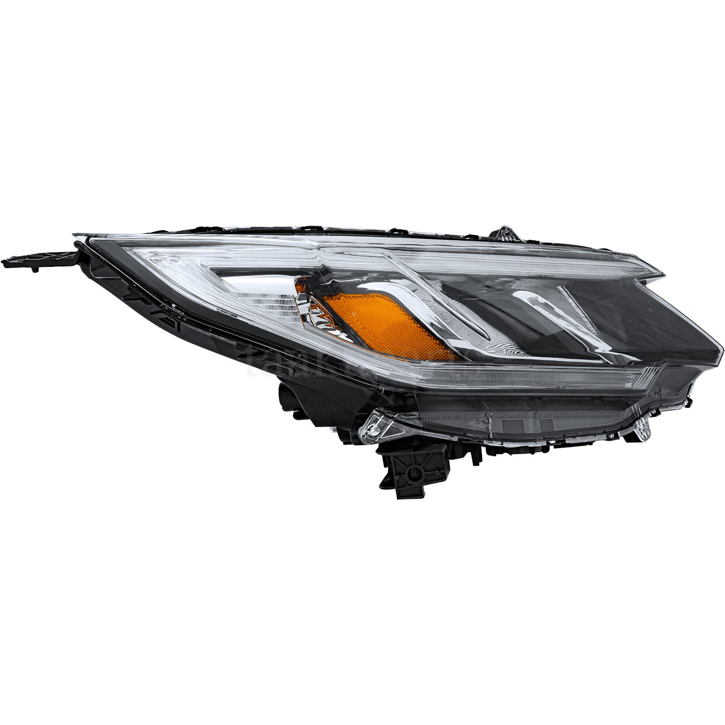 For 2015 2016 Honda CRV CR-V Black Headlights Headlamps Assembly W/ LED DRL