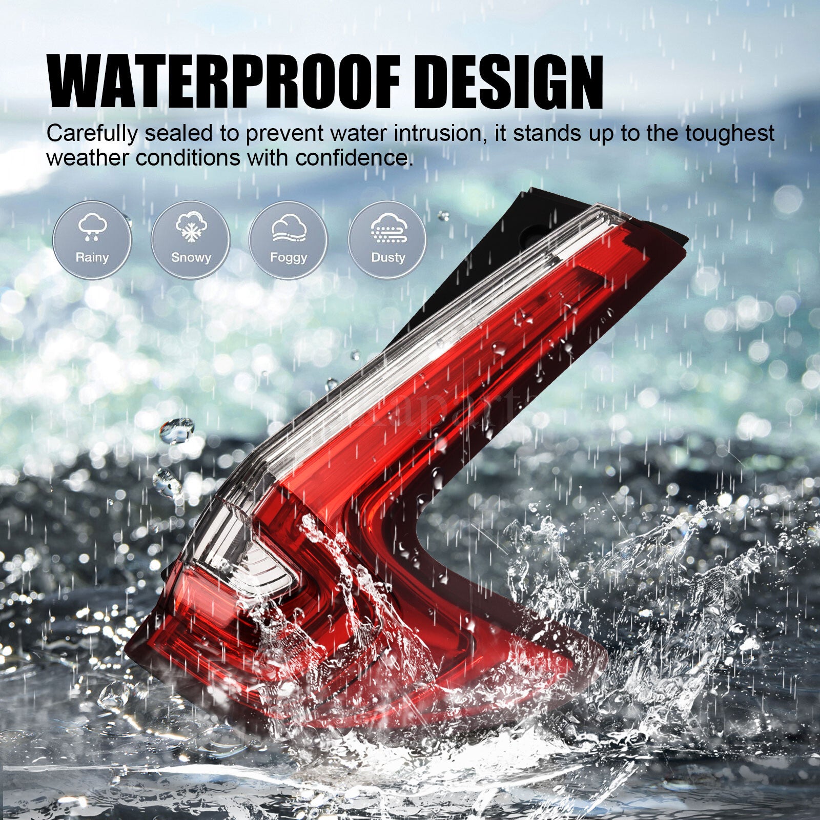 Outer Tail Lights for 2017 2018 2019 Honda CRV LH+RH Pair Rear Lamps Assembly