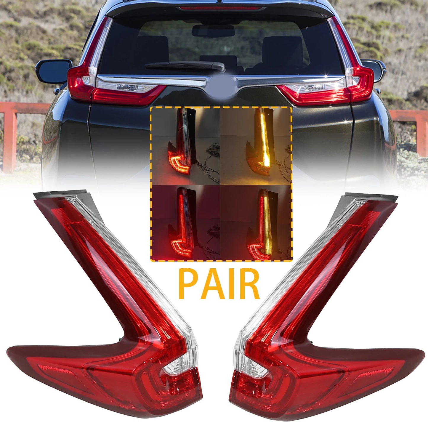 2017-2022 Honda CR-V Outer Tail Lights Pair – DOT Approved