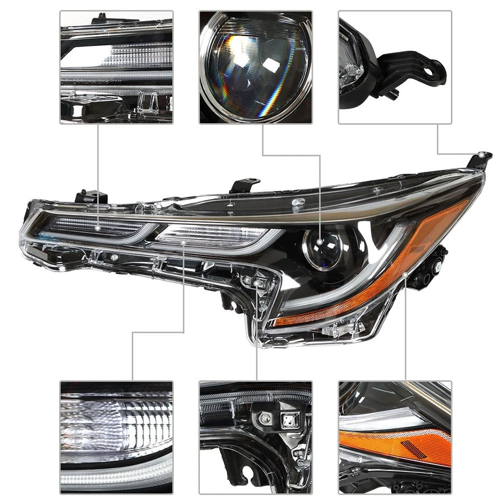 2020-2023 Toyota Corolla Halogen Headlights Pair – LED