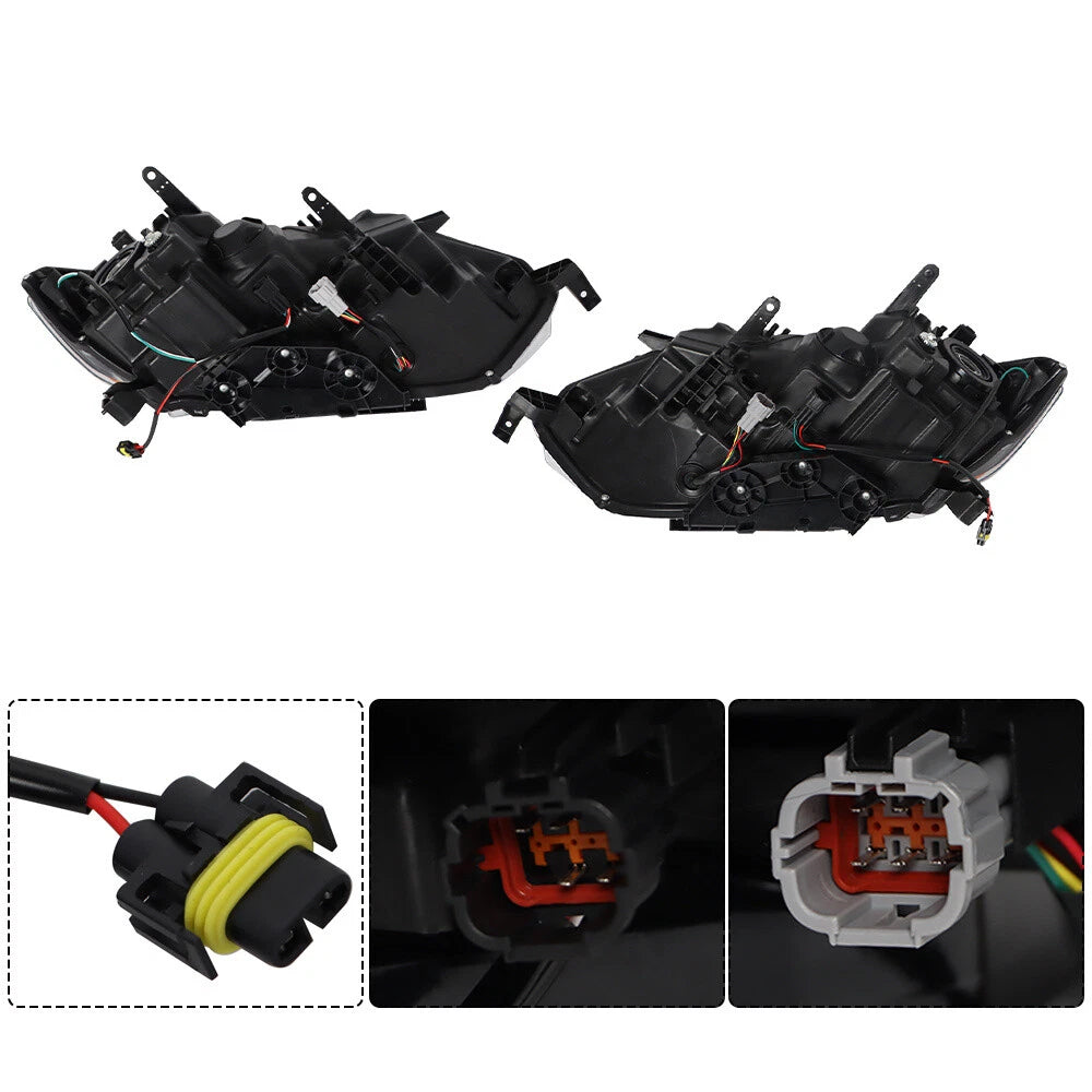 2017-2018 Nissan Rogue LED Projector Headlights Pair
