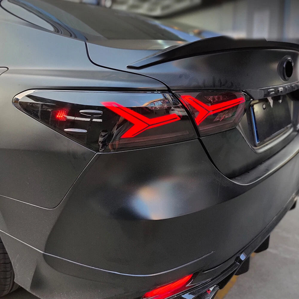 2018-2025 Toyota Camry LED Sequential Tail Lights Smoked Pair – DOT/SAE Approved Startup Animation
