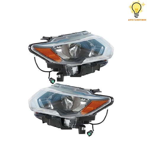 2017-2019 Nissan Rogue Halogen Headlights Pair – DOT Approved